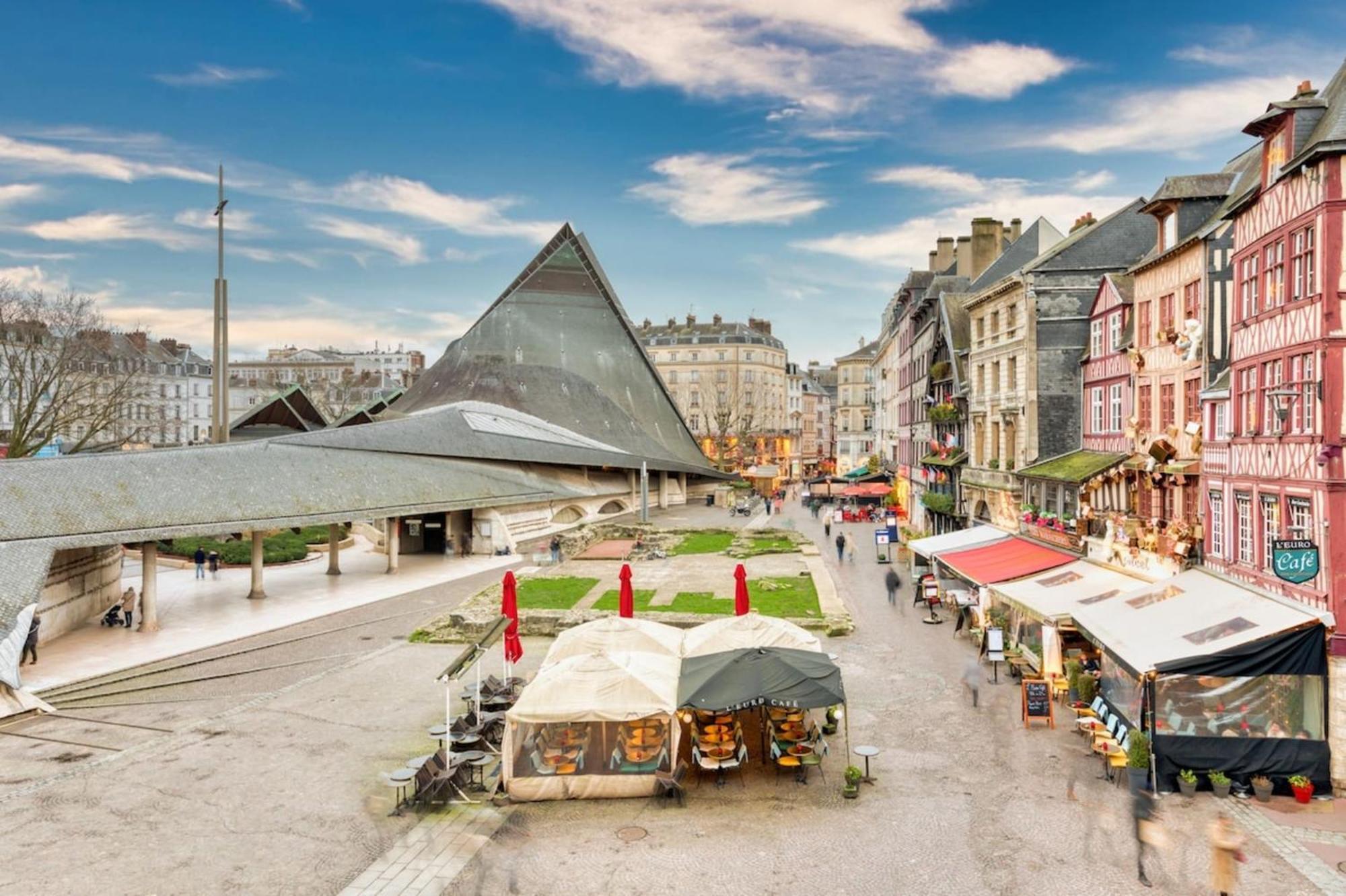 Vieux Marche Sublime Appartement Avec Ascenseur Rouen Extérieur photo