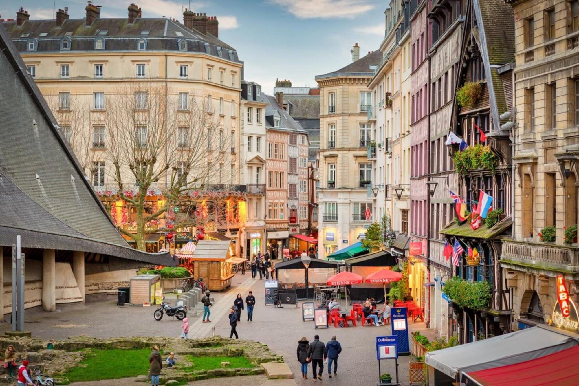 Vieux Marche Sublime Appartement Avec Ascenseur Rouen Extérieur photo